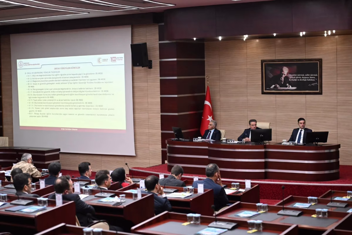 Erzurum'da okul güvenliği masaya yatırıldı