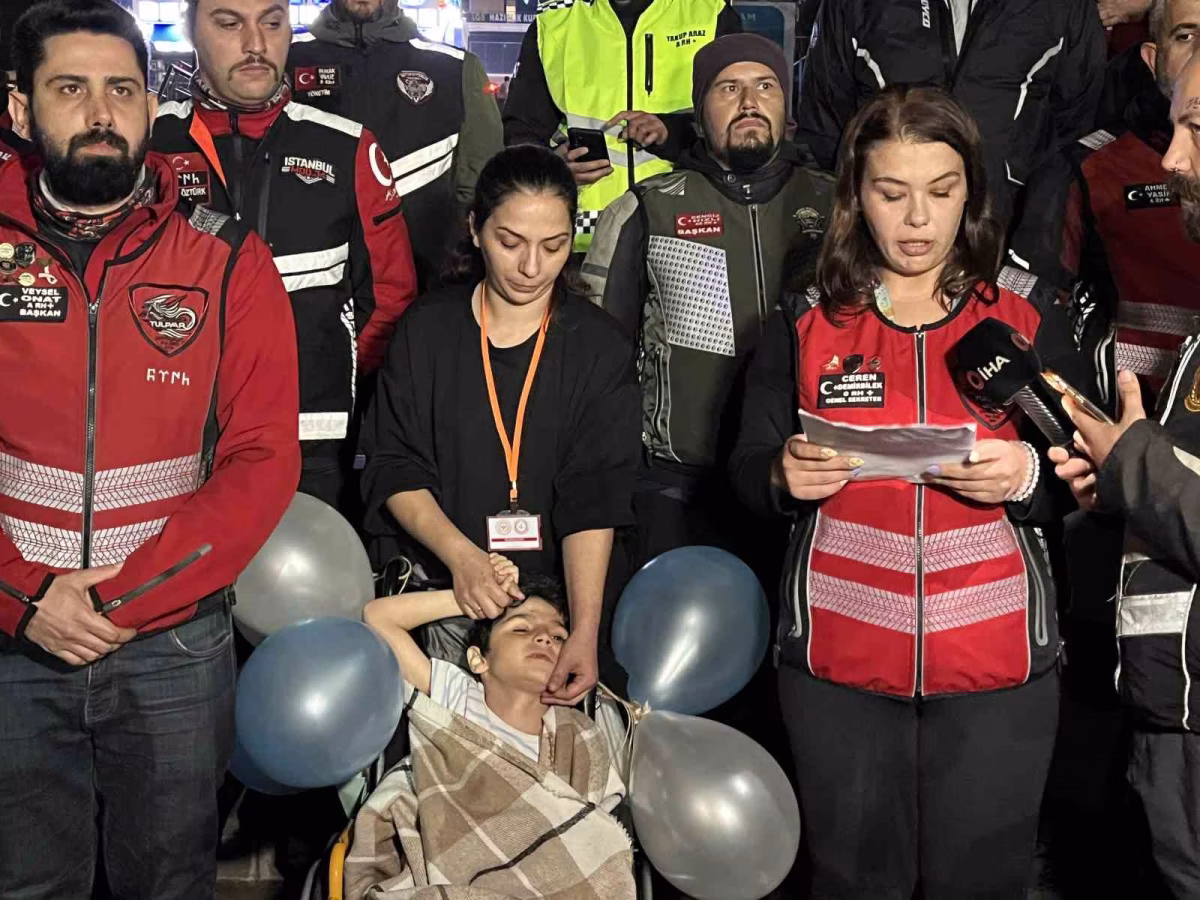 Küçükçekmece’de minik Ali Yiğit için gaza bastılar