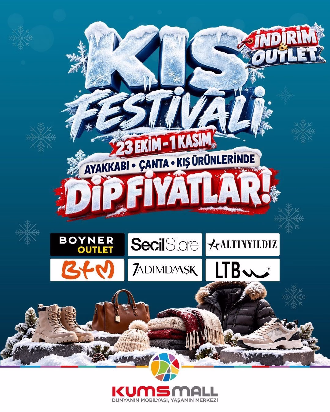 Kumsmall AVM'de Kış Festivali Başladı
