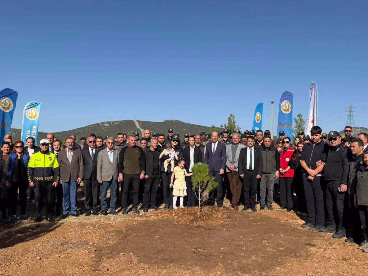 Muğla'da şehit polis memuru için hatıra ormanı