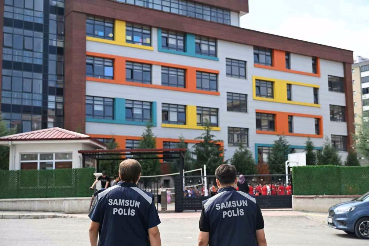 Samsun'da Okul Çevrelerinde Güvenlik Denetimleri Sürüyor