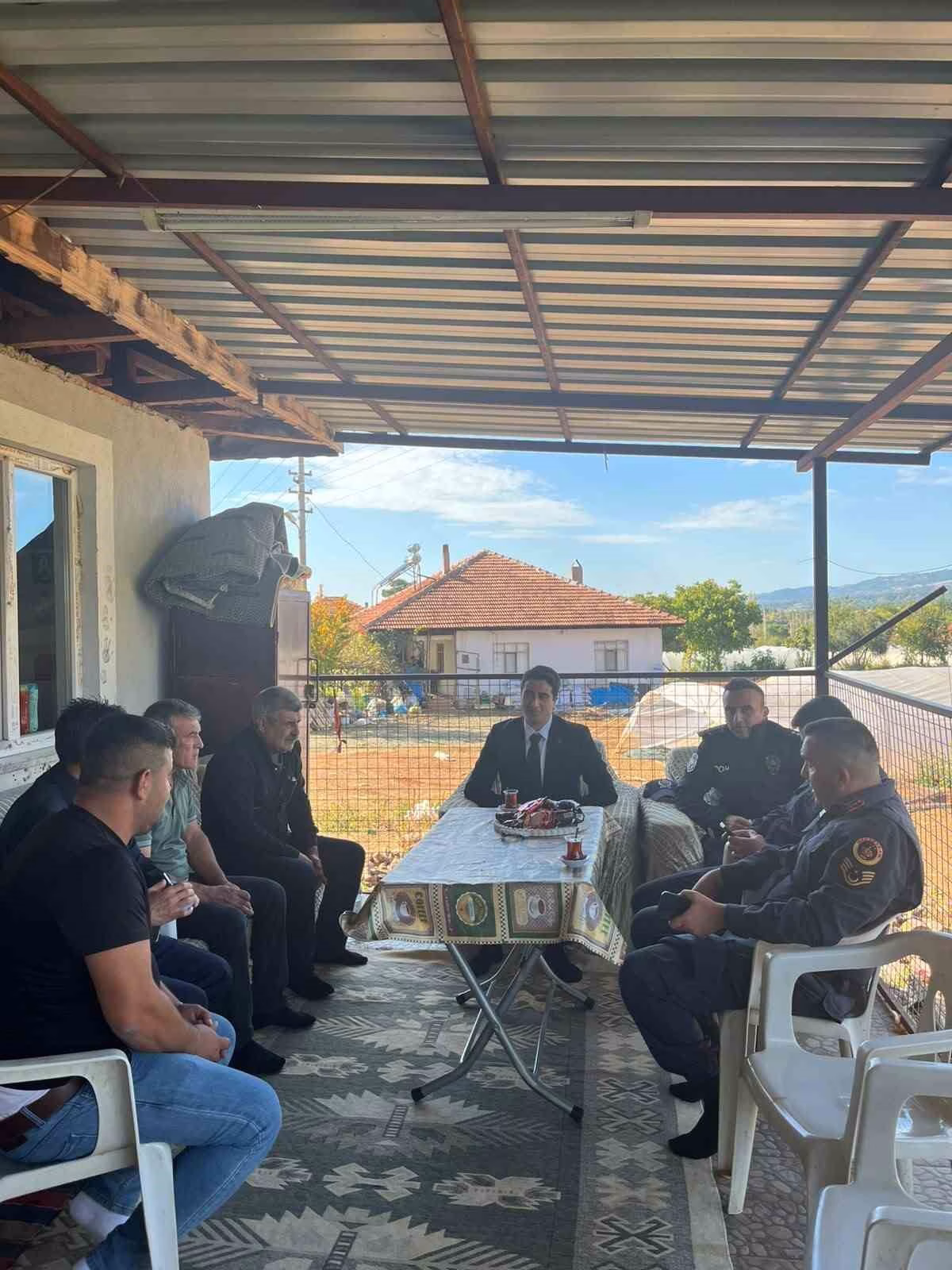 Kaymakam Haydari’den kaza geçiren öğrenciye ziyaret