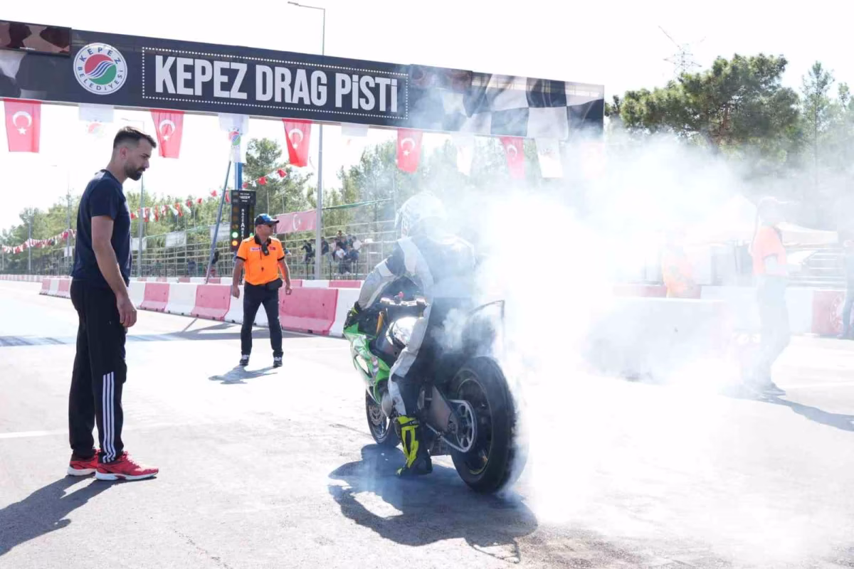 Kepez MotoDrag Şampiyonası'nda Heyecan Başladı
