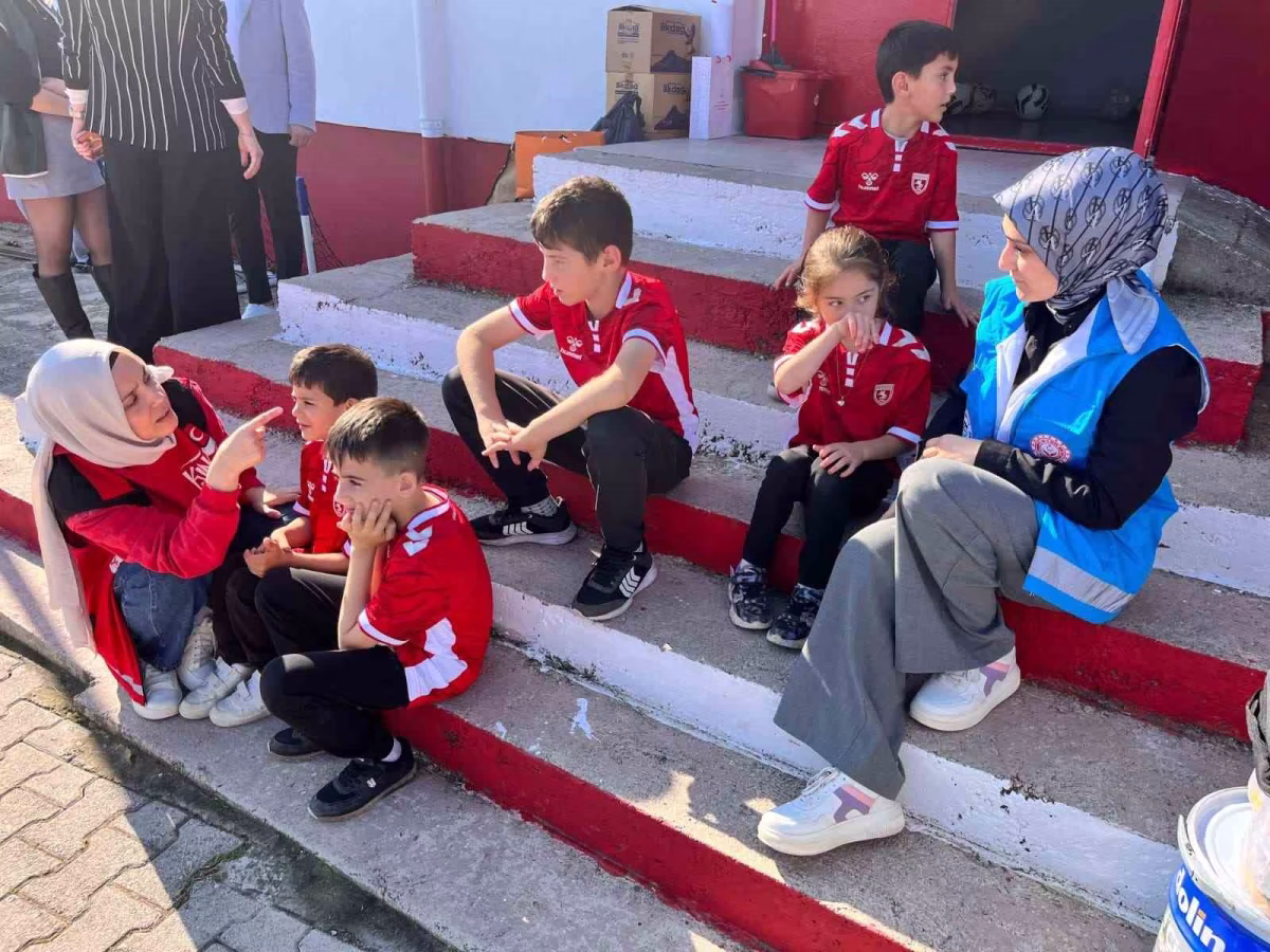 Samsun'da İlkokul Öğrencilerine Yeni Spor Alanı