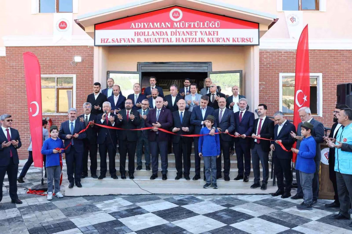 Adıyaman’da Cami ve Hafızlık Kursu Açıldı