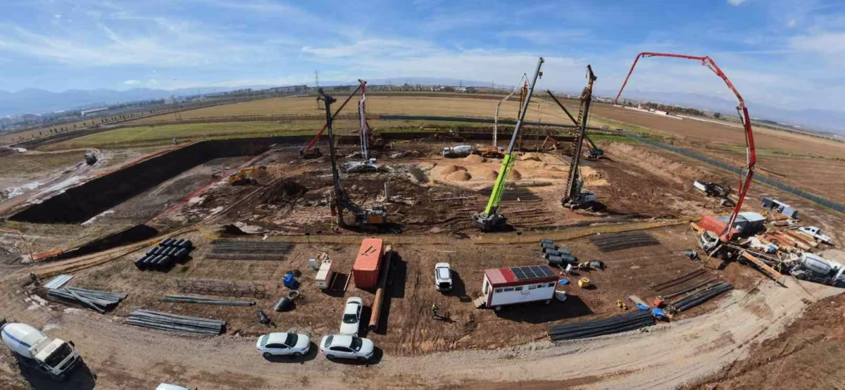 Erzurum'daki Yeni Stadyum İnşaatı Devam Ediyor