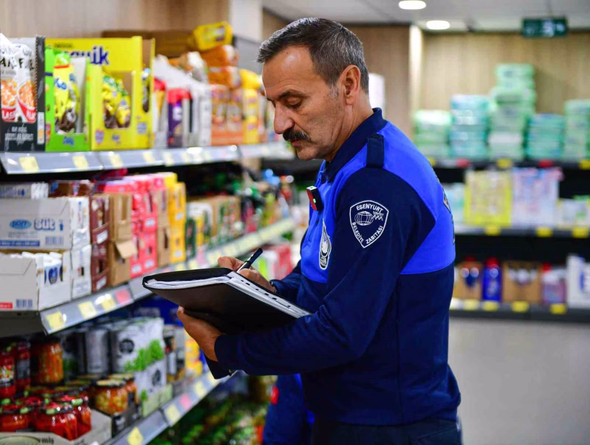 Esenyurt’ta Marketlere Yönelik Sıkı Zabıta Denetimi