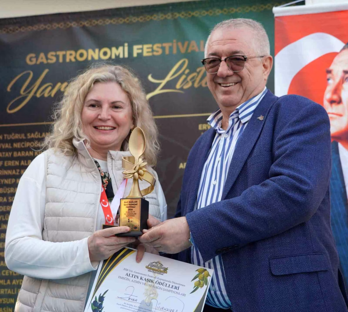 Kazdağları Gastronomi Festivali’nde ödüller sahiplerini buldu