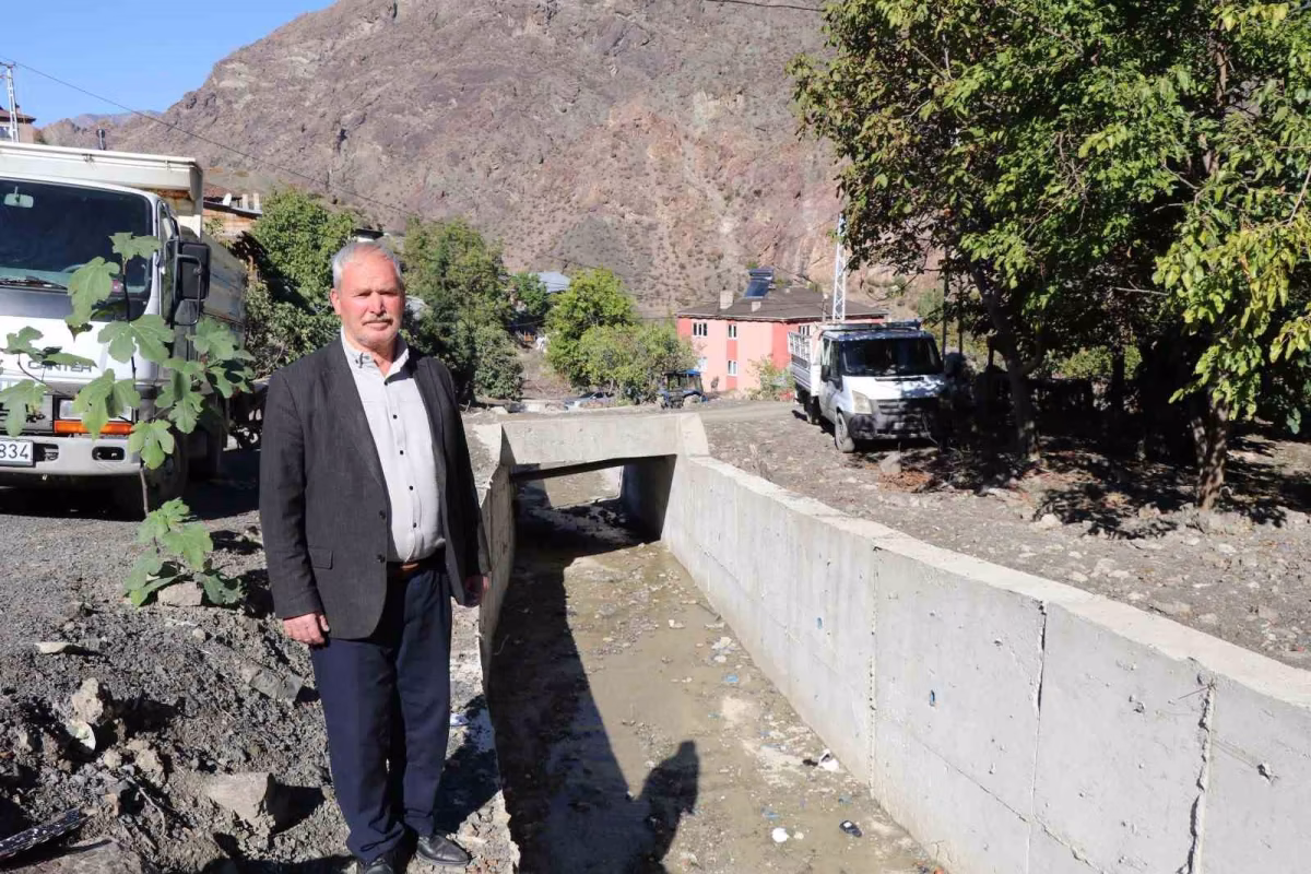 Oltu Ayvalı'da dere ıslah çalışmaları tamamlandı