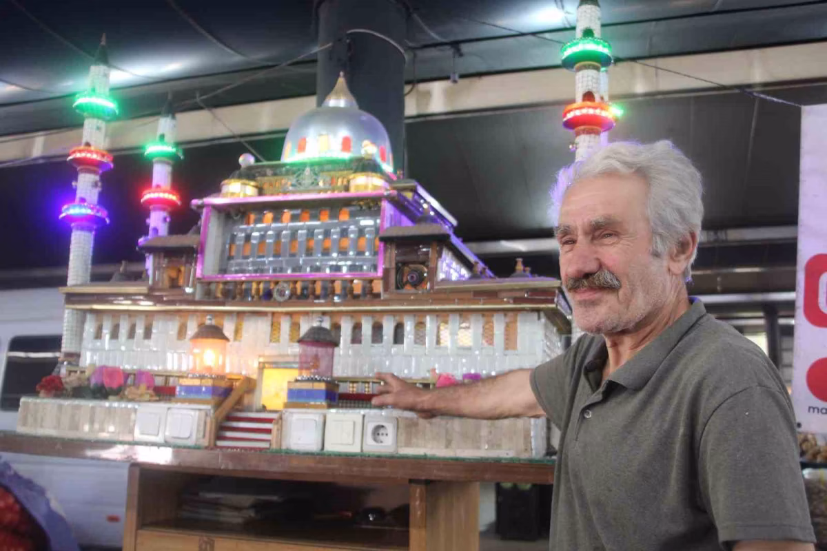 Ordu'da 400 Kiloluk Cami Maketi İlgi Görüyor