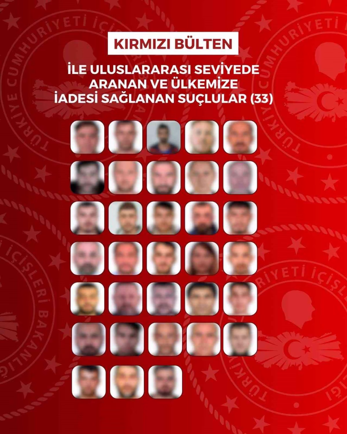 Bakanlık: 63 Suçlu Türkiye'ye Getirildi