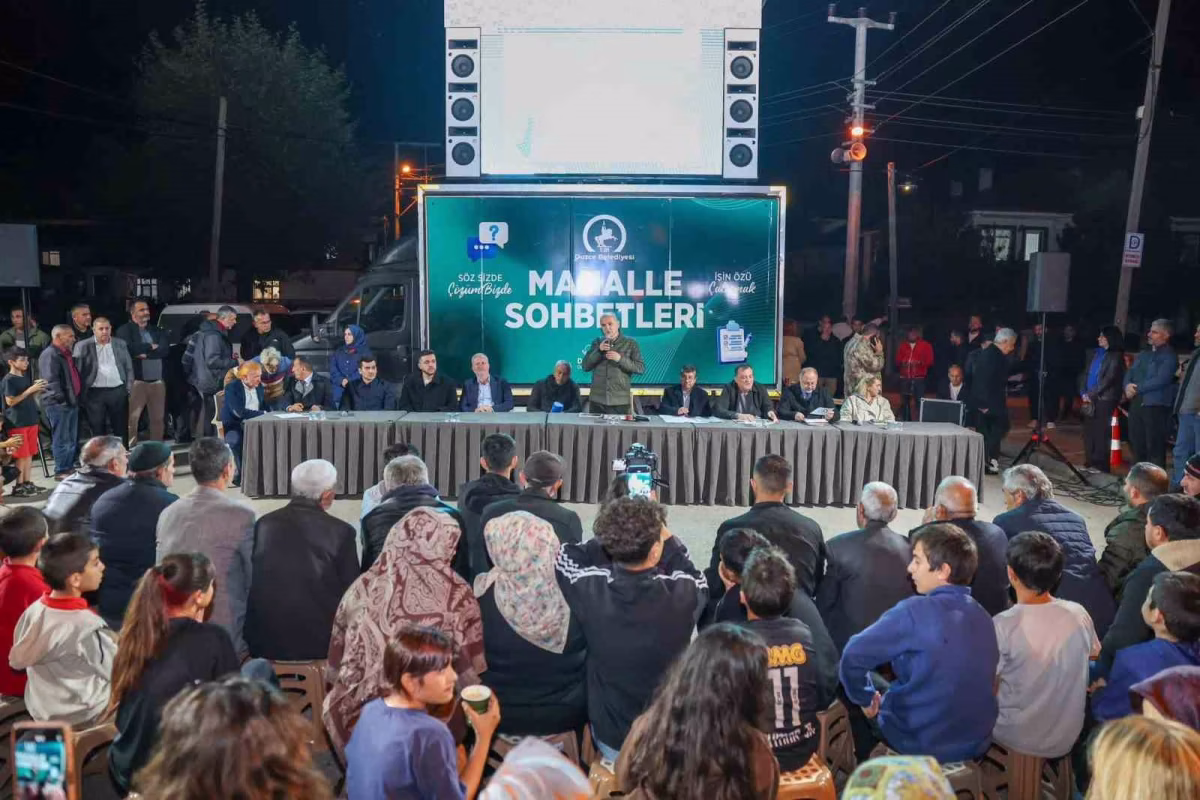 Başkan Özlü'den Ağa Mahallesi'ne Ziyaret