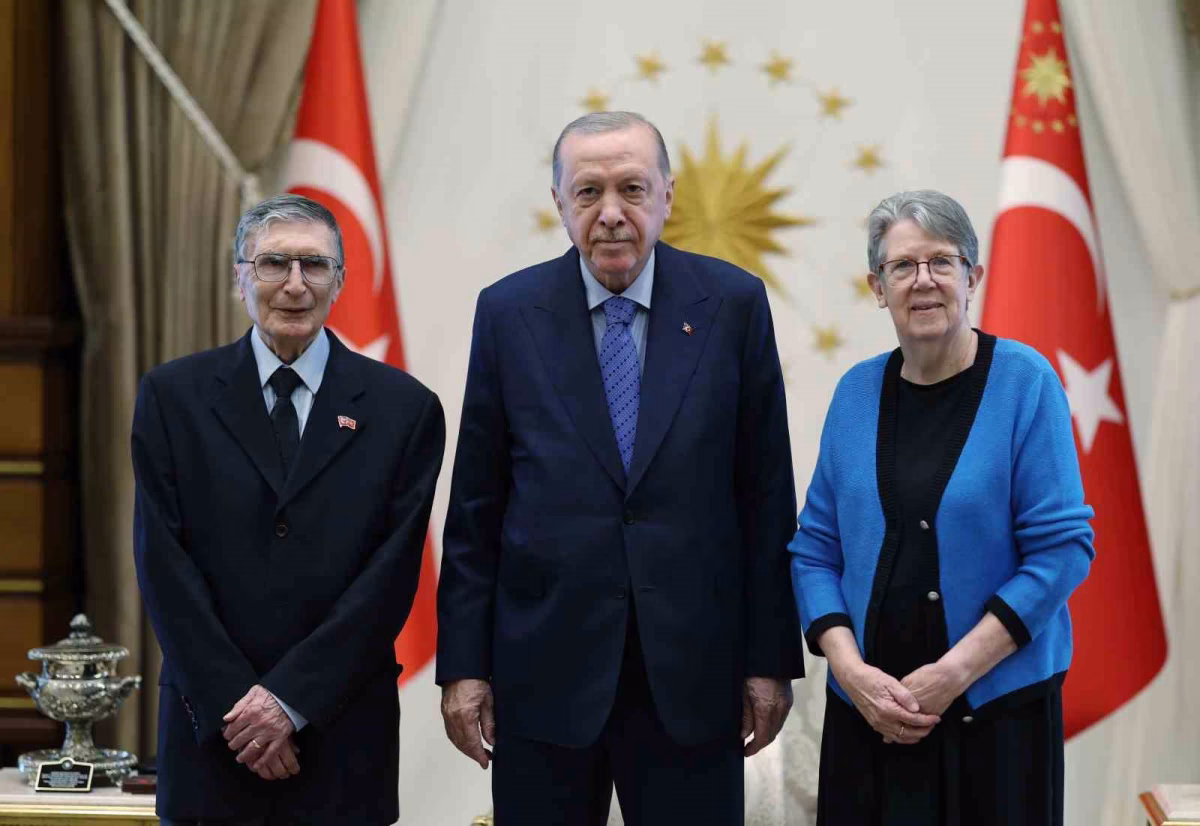 Cumhurbaşkanı Erdoğan Aziz Sancar’ı Kabul Etti