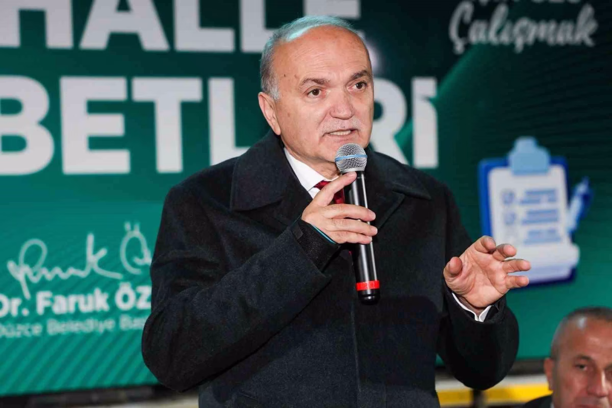 Düzce'de mahalle sohbetleri devam ediyor