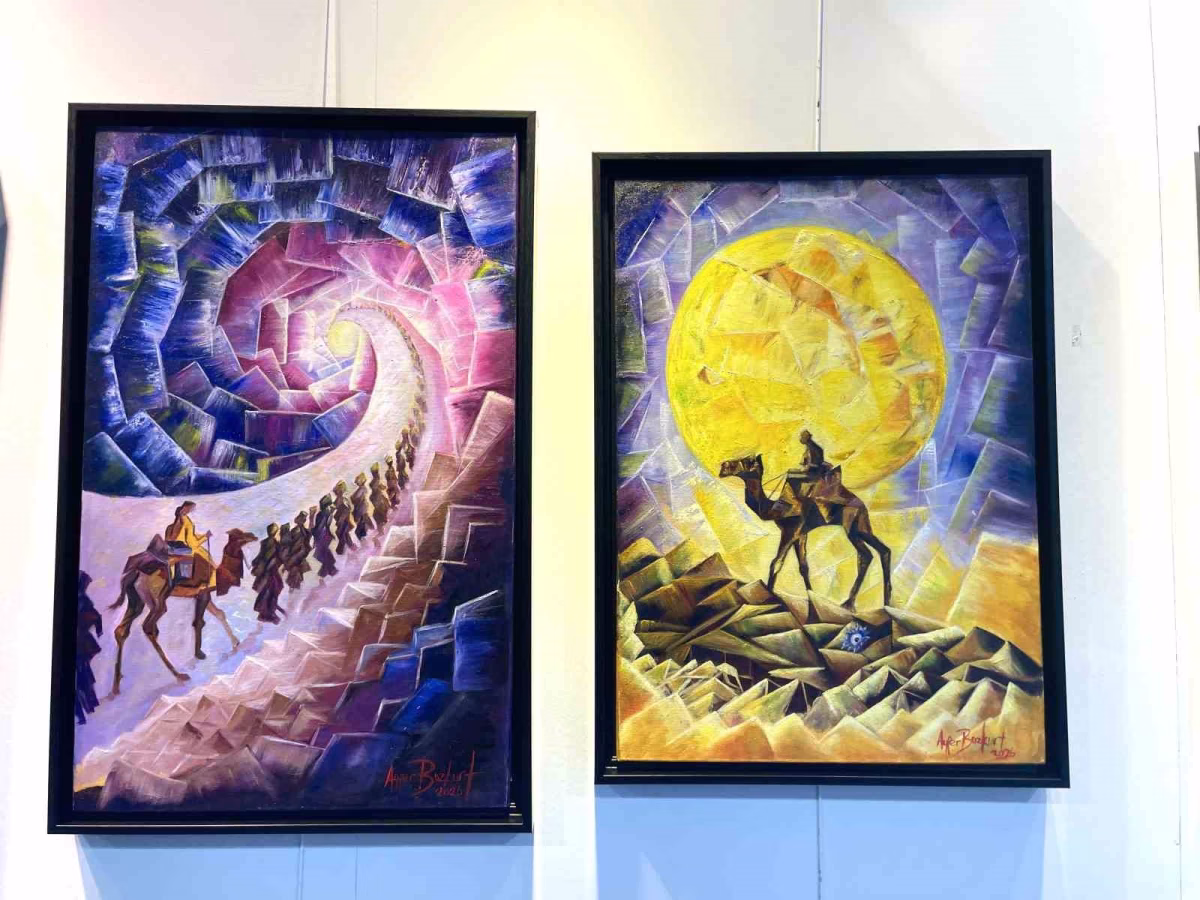 Kömürle Çizdiği Resimler 'Şalvarlı Picasso' Yaptı