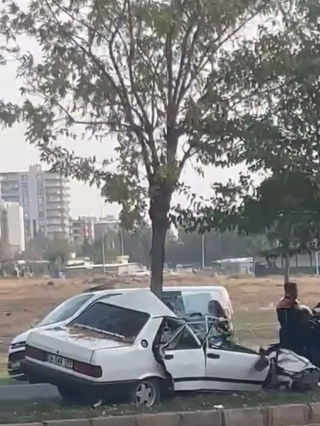 Siverek'te Otomobil Ağaca Çarptı: 3 Yaralı