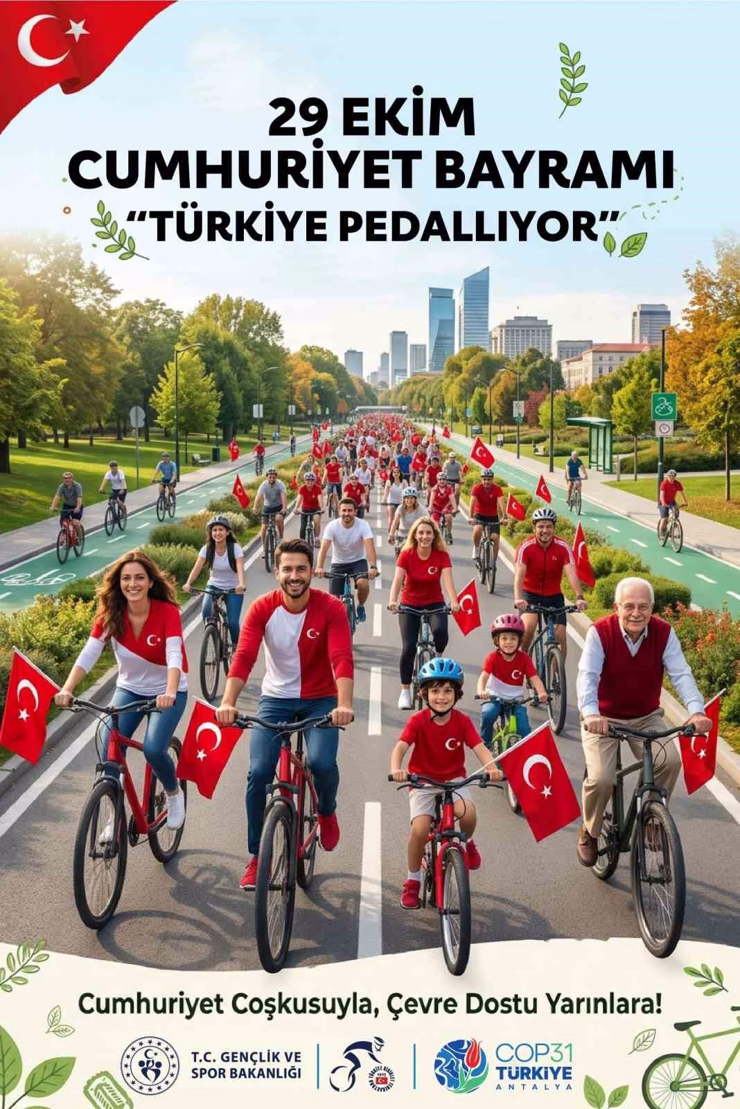 81 İlde İklim Farkındalığı İçin Pedal Çevrilecek