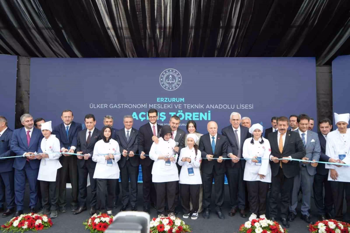 Erzurum'da Türkiye Gastronomi Liseleri Açıldı