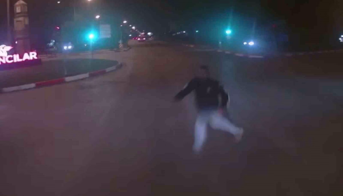 Kamyonun Yayaya Çarpma Anı Kamerada