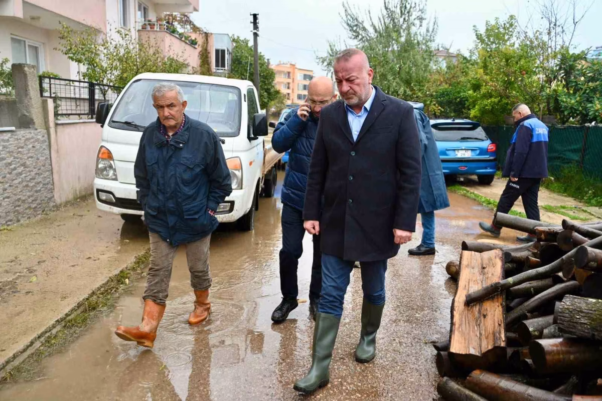 Karacabey'de Şiddetli Yağış Sonrası Seferberlik