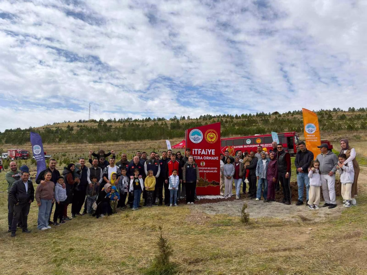 Kayseri İtfaiyesi’nin 100. Yılına Özel Hatıra Ormanı