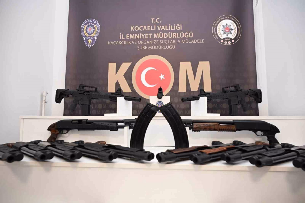 Kocaeli'de operasyon: 25 av tüfeği ele geçirildi