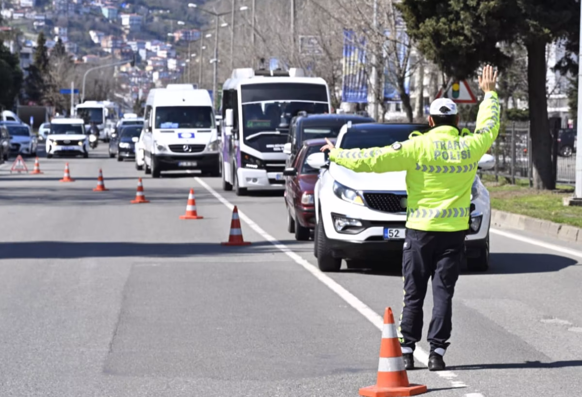 Ordu'da Trafik Denetimlerinde Binlerce Sürücüye Ceza