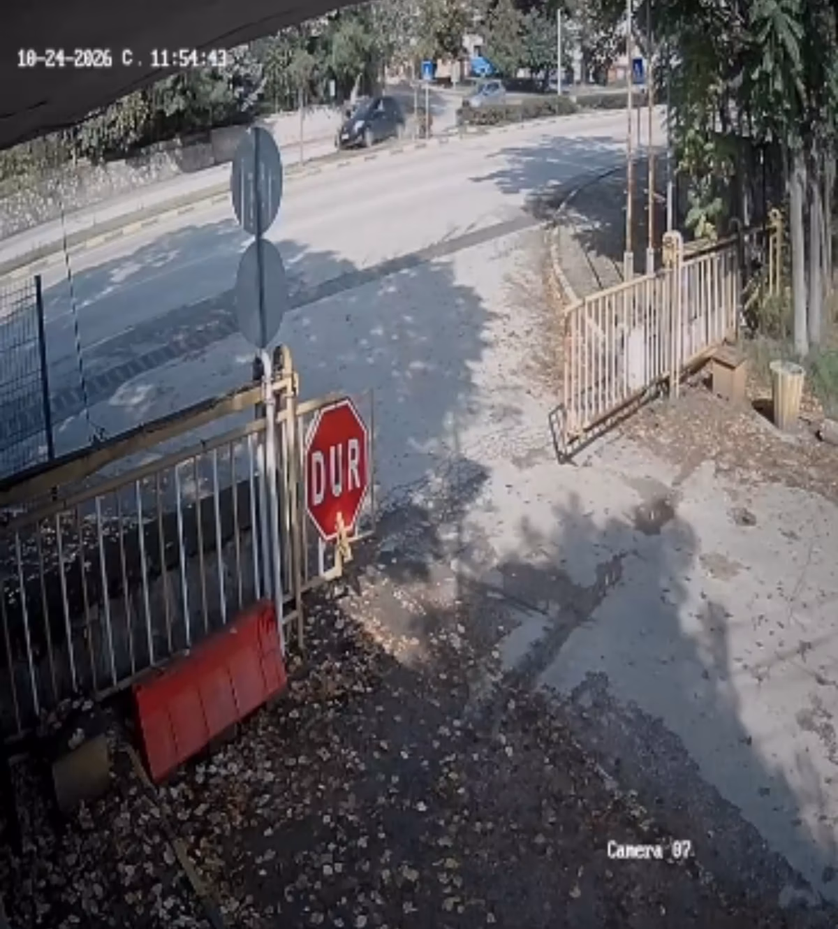 Safranbolu'daki Feci Kaza Kamerada