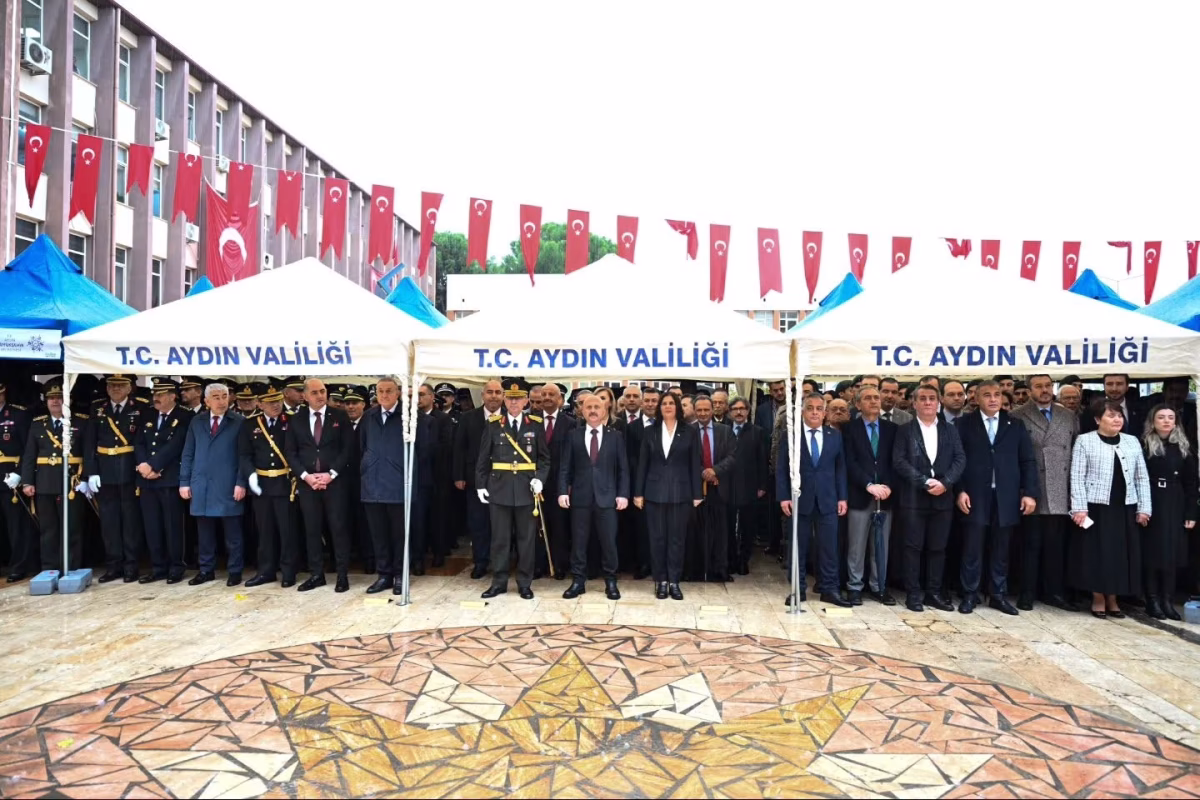 Aydın'da 29 Ekim Kutlamaları Törenle Başladı