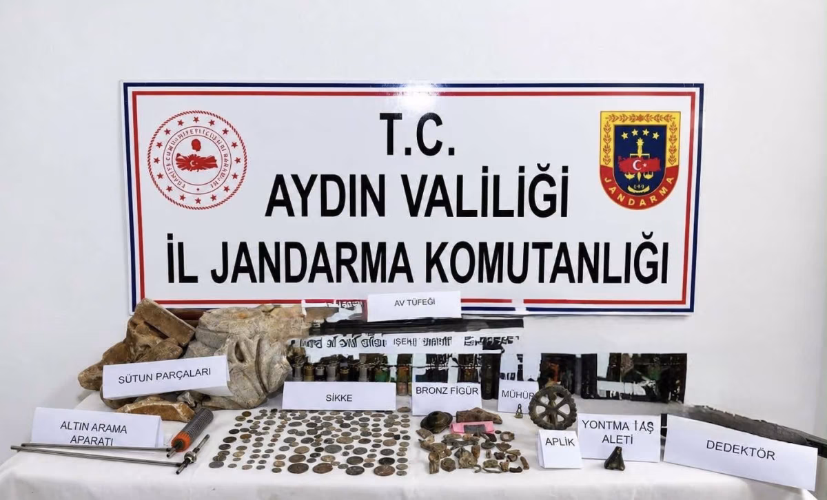Aydın'da Tarihi Eser Operasyonu Düzenlendi