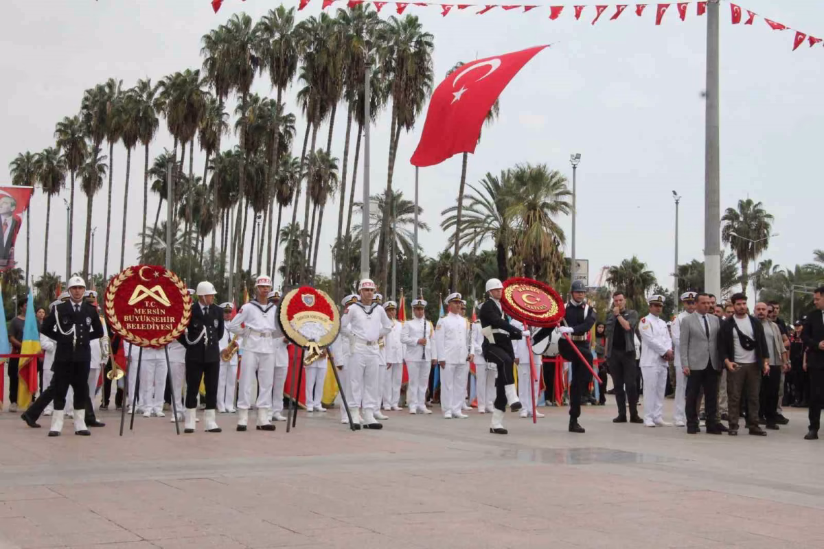 Çanakkale’de Cumhuriyet Bayramı çelenk töreni