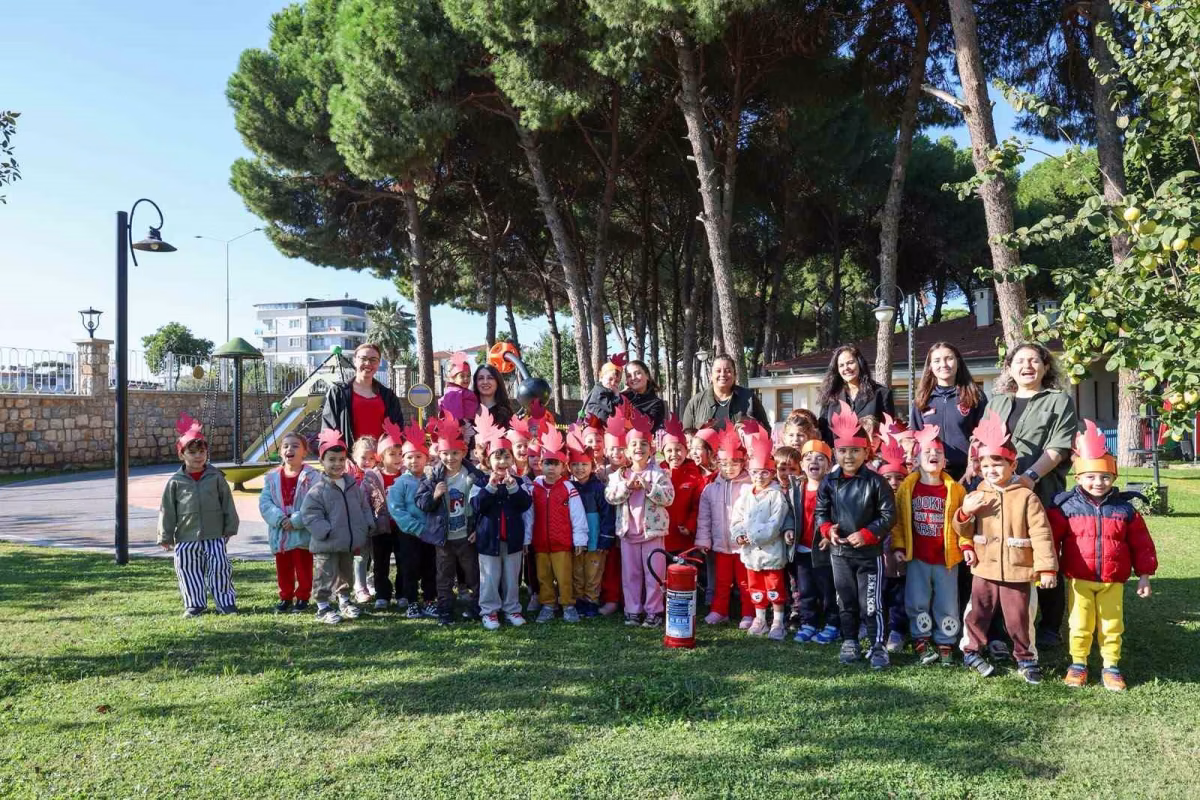 Çocuk Gelişim Merkezleri'nde itfaiye eğitimi