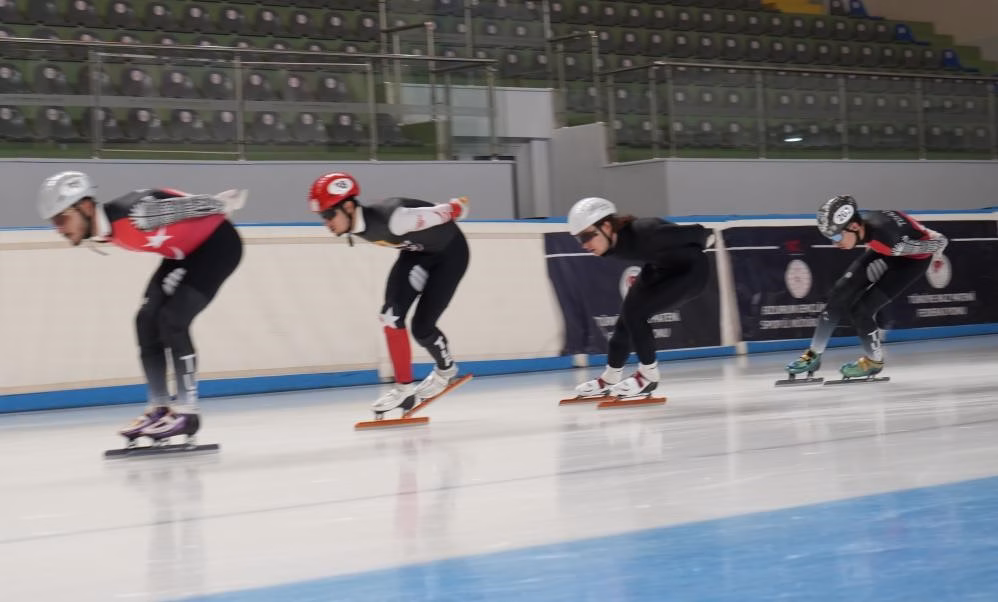 Erzurum'da Short Track Heyecanı Başlıyor