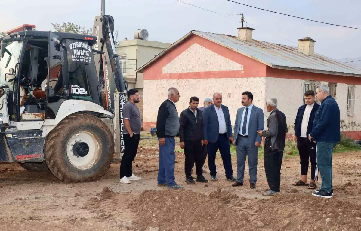Kahta'da Köy Yatırımları Yerinde İncelendi