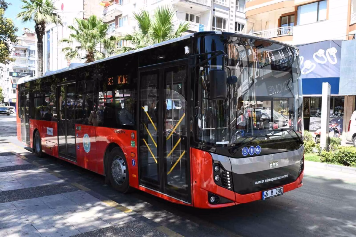 Manisa'da 29 Ekim toplu taşıma ücretsiz