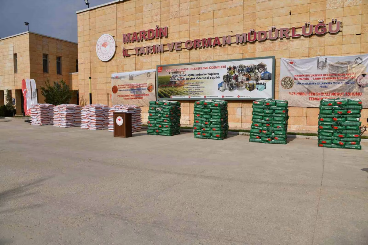 Mardin’de çiftçilere 146 ton tohum desteği