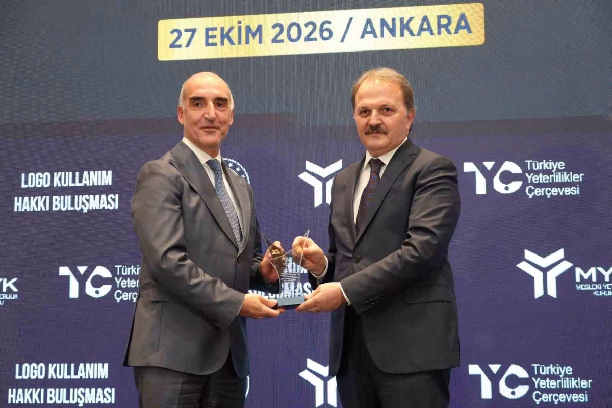 OMÜ'ye Türkiye Yeterlilikler Çerçevesi ödülü