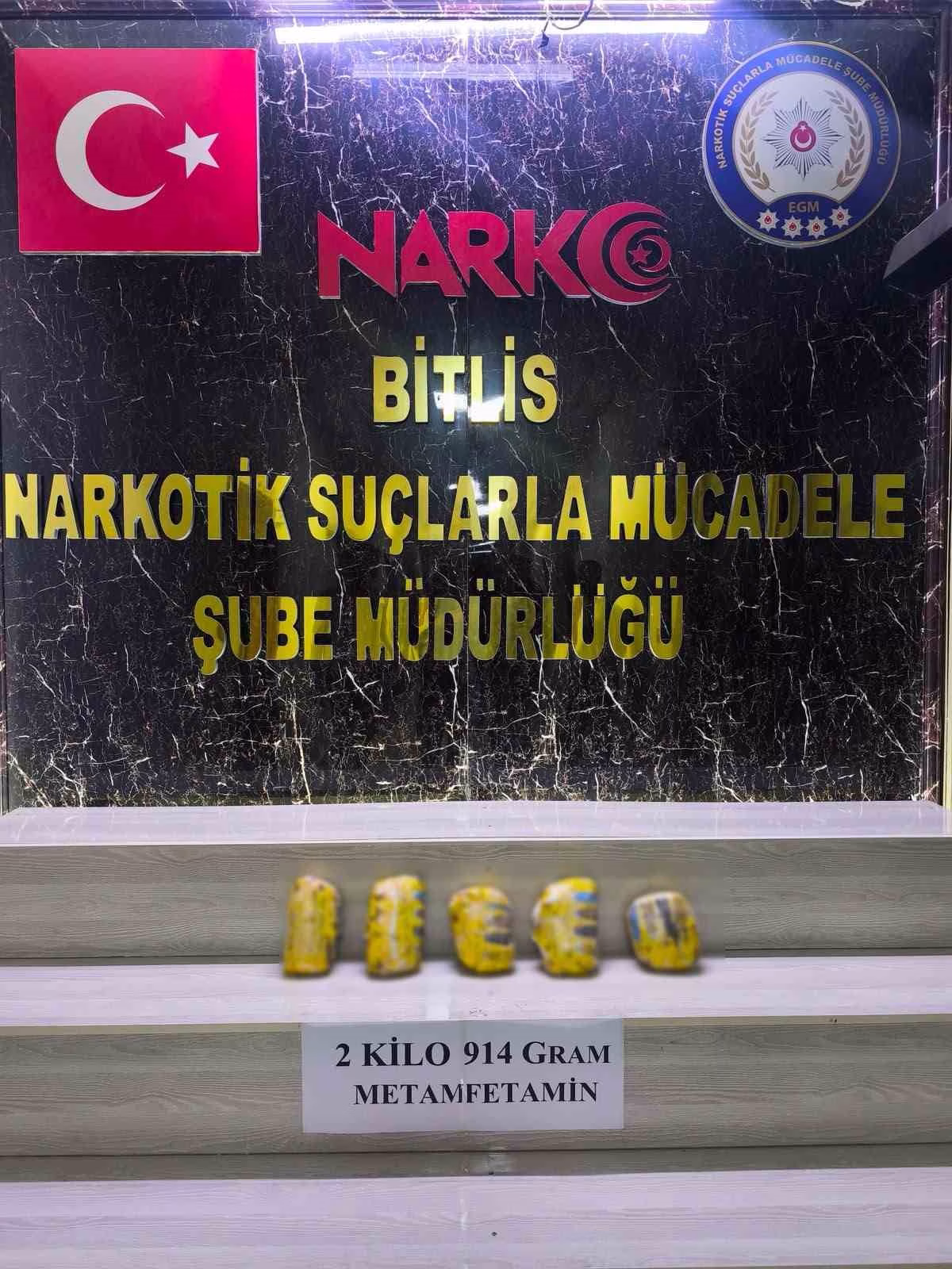 Tatvan'da metamfetamin operasyonu: 2 tutuklama