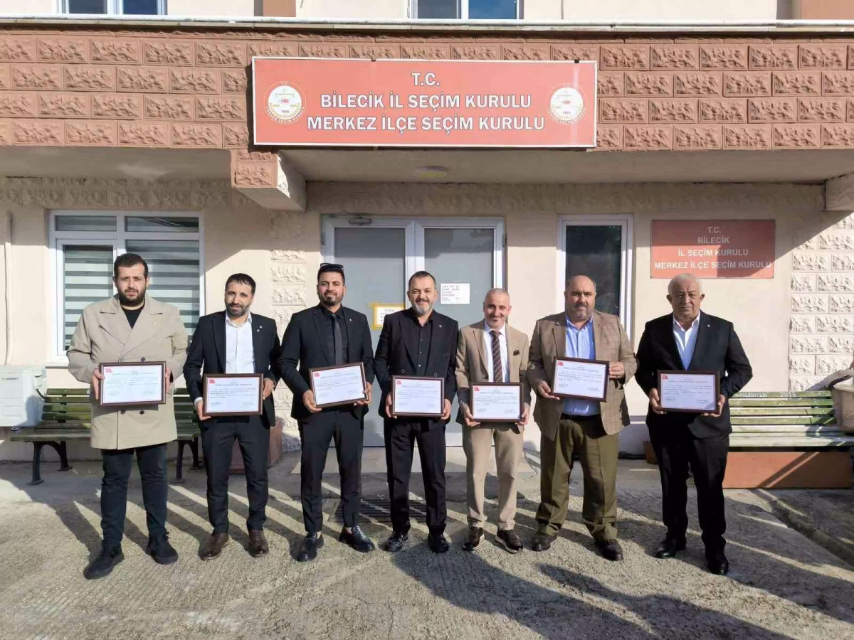 Bilecik TSO'da yeni başkan mazbatasını aldı