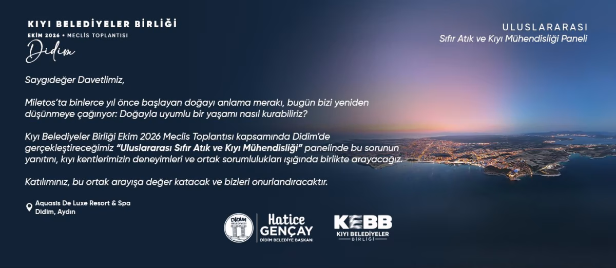 Didim Çevre Zirvesine Ev Sahipliği Yapacak