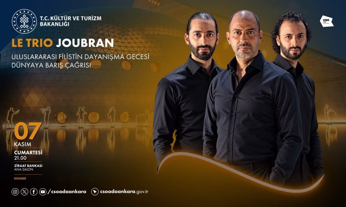 Le Trio Joubran Türkiye turnesine çıkıyor