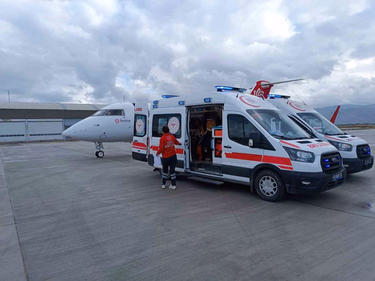 Minik Ertuğrul İçin Uçak Ambulans Havalandı