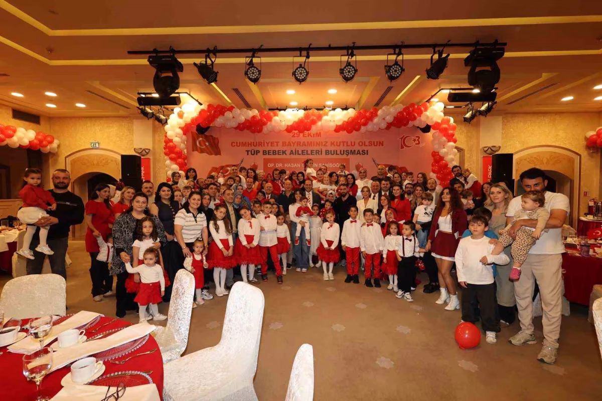 Trabzon'da tüp bebek aileleri Cumhuriyet buluşması