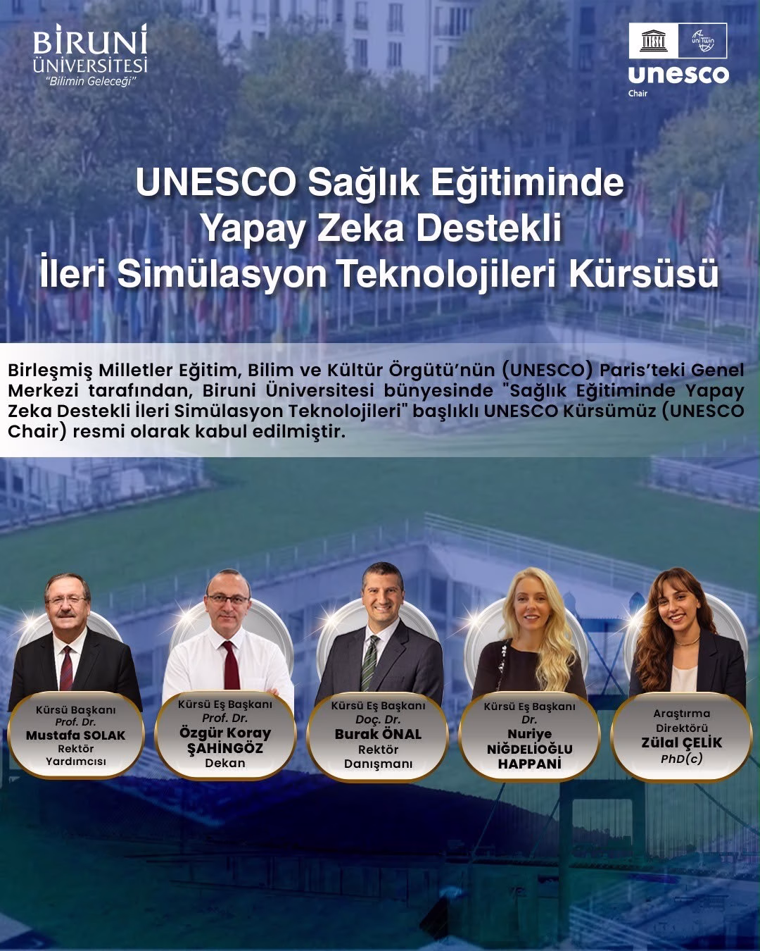Türkiye'nin ilk yapay zeka UNESCO kürsüsü