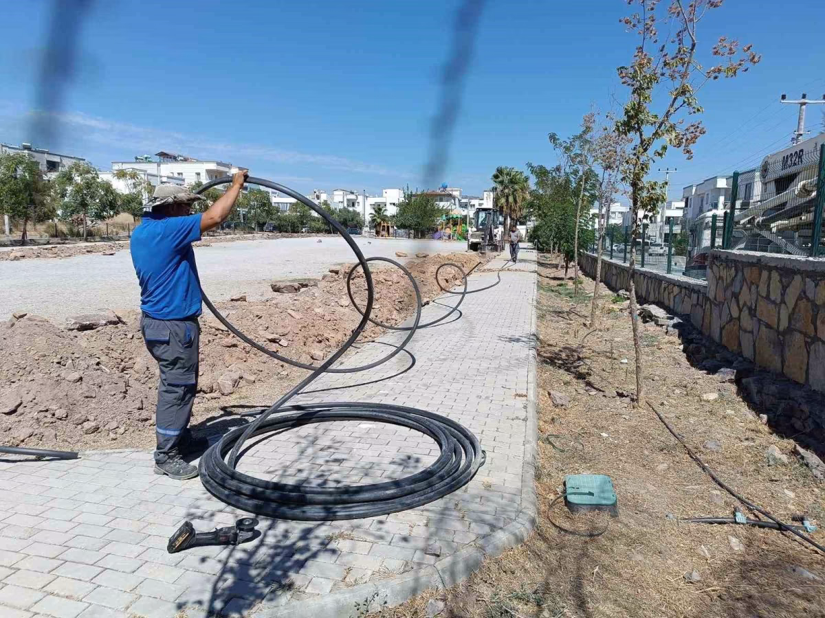 Bodrum'da Aydınlatma ve Anons Çalışmaları