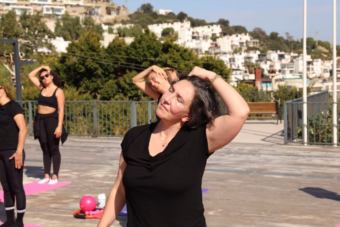 Bodrum'da Pilates Dersleri Yoğun İlgi Görüyor