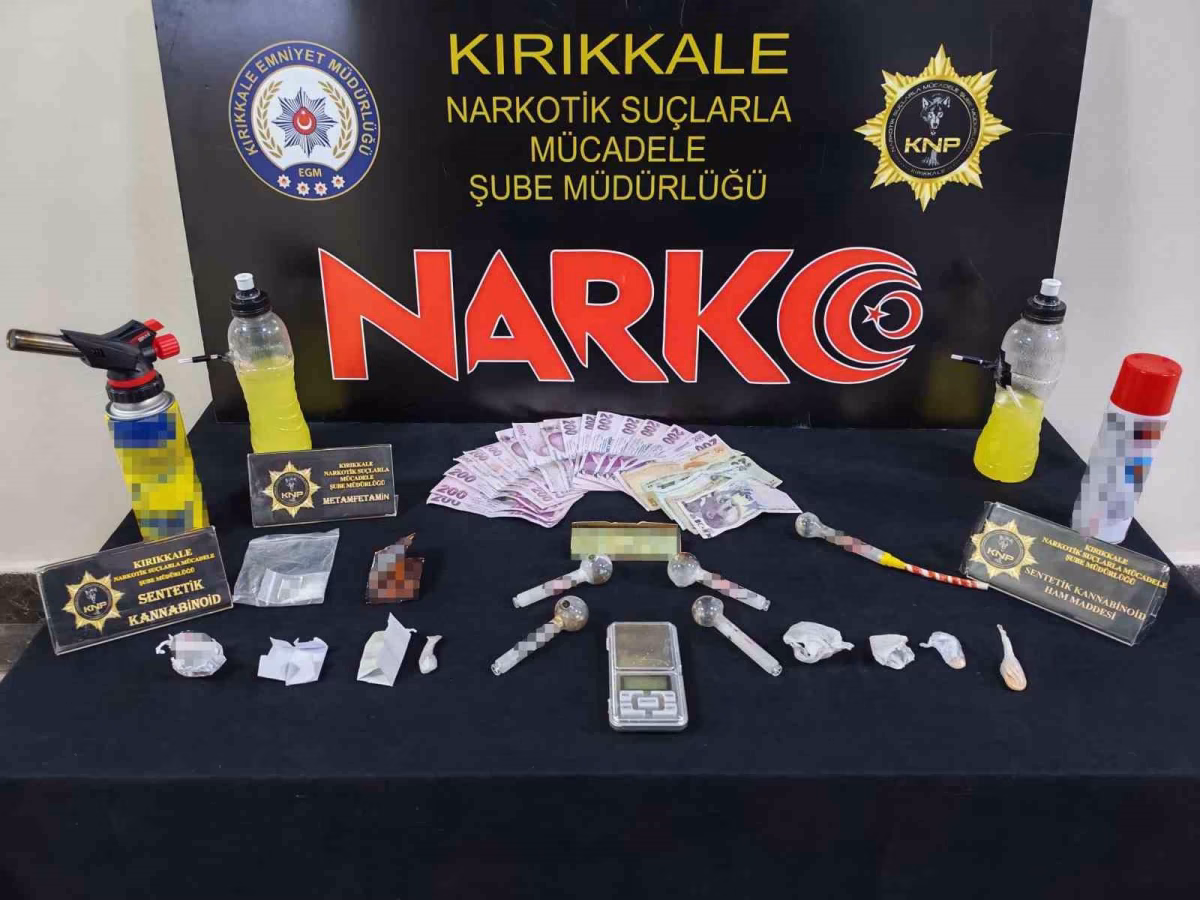 Kırıkkale'de uyuşturucu operasyonu tutuklama