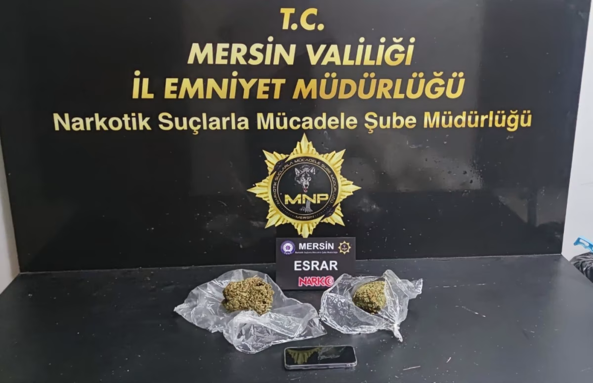 Mersin'de uyuşturucu operasyonu: 2 tutuklama