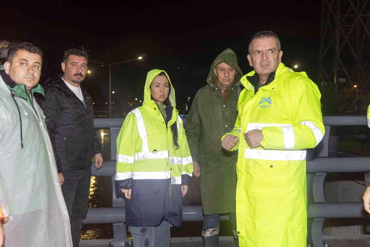 Mersin’de Yağış Sonrası Sahada İnceleme