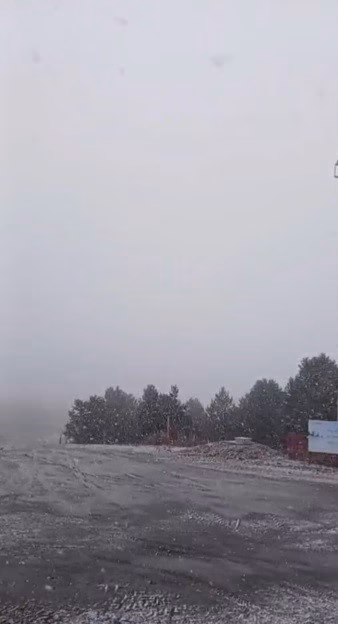 Sarıkamış Zirvesine Sezonun İlk Karı Düştü